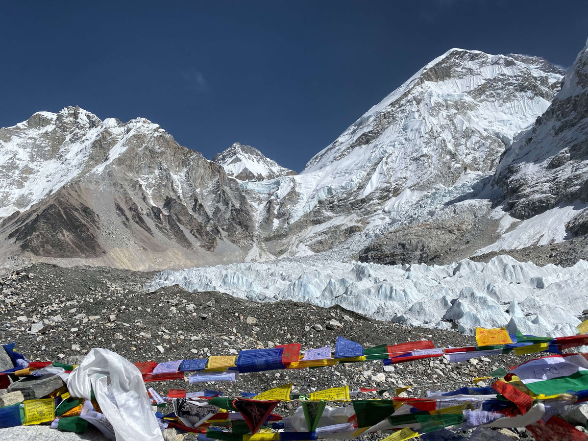 Everest Base Camp, powpow neck warmers