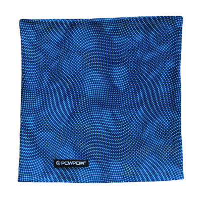 powpow neckie sport scarf blue illusion 1